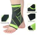Copper Pressurized Support Ankle Braces for Men Women Sport Ankle Support Weaving Ankle Pads with Adjustable Compression Strap 1pcs. 
