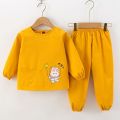 Baby Split Overclothes Overpants Baby Boy and Baby Girl Crawling Clothes Children Water and Dirt Resistant Pinny Children Autumn and Winter Bib. 
