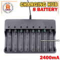 18650 Battery Charger 8 Slots for Rechargeable Batteries and Universal Smart Battery Charger for 18650 18500 18350 Li-Ion Intellicharge Charger 8 Bay (Battery Not Included). 