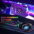 EKSA E1000 V2 RGB Wired Gaming Headphones for PC/PS4/PS5/Switch, 7.1 Surround Headset Gamer With Noise Cancelling Microphone. 