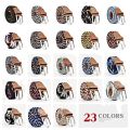 Black Female Casual Knitted Pin Buckle Men Belt Woven Canvas Elastic Expandable Braided Stretch Belts for Women Jeans Belts Belt. 