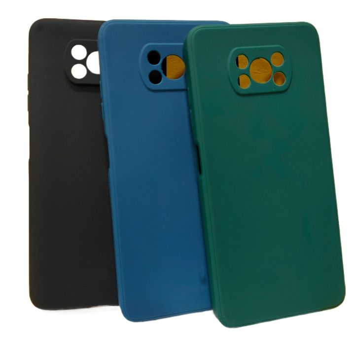 Poco X3 / Poco X3 Pro (Same Size) Silicone Soft Cover Case -Microfiber Inside
