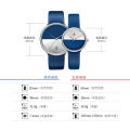 SK couple watch three-needle belt men's and women's pair watch fashion contrast minimalist quartz watch waterproof watch cross-border 9016.