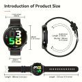 Smart Watch Fitness Tracker For Android Ios Mobile Phones, Sports Running Digital Watch With Sedentary Reminders, Music Control, Circular Touch Screen Smart Watch, Gift For Men Women.