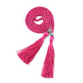 Ethnic Women Braided Knot Tassel Belt Waistband Skinny Thin Waist Rope Strap. 