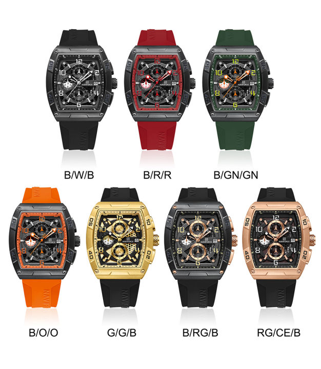 NAVIFORCE%20NF8052%20Luminous%20Hollow%20Dial%20Barrel-shaped%20Sports%20Watch%20-%20Image%202