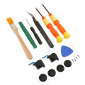 Repair Joystick Replacement Tool Kit, Reduce Hand Fatigue Joystick Repair Tool Kit 17 in 1 for Game Consoles. 