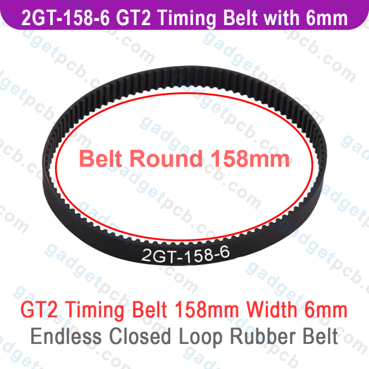 2GT-158-6%20GT2%20Timing%20Belt%20158mm%20Width%206mm%20Synchronous%20Endless%20Closed%20Loop%20Rubber%20Belt%2056%20Teeth%20For%203D%20Printer%20CNC%20Machine%20Parts%20158-2GT-6%20-%20Image%202