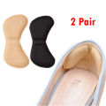 2 Pairs Heel Insoles Patch Pain Relief Anti-wear Shoe Cushion Pads Feet Care Heel Protector Adhesive Back Sticker Shoes Insert. 