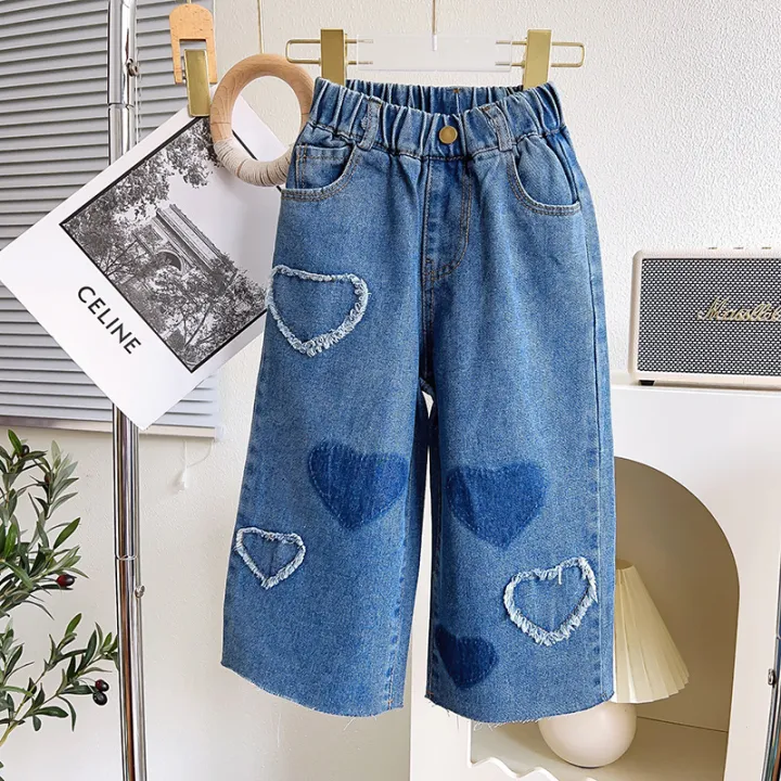 Girls%20casual%20children's%20jeans%20spring%20and%20autumn%20new%20foreign%20style%20little%20girl%20autumn%20clothes%20loose%20trousers%20TQ293%20-%20Image%202