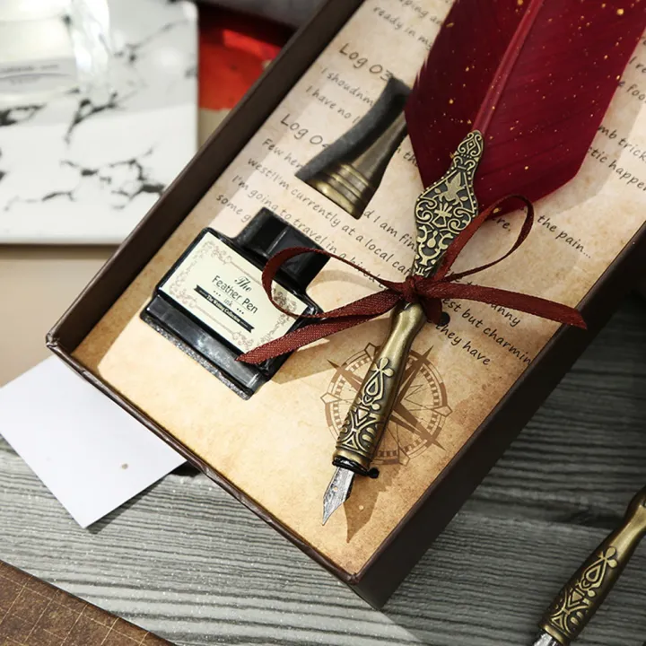 Feather%20Pen%20and%20Ink%20Set%20Vintage%20Quill%20Dip%20Pen%20Writing%20Ink%20Nibs%20Kit%20Calligraphy%20Set%20Gifts%20for%20Beginners%20(Black)%20-%20Image%205