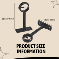 Ceiling Mounted Curtain Rod Brackets, Heavy Duty Ceiling Bracket.