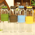 Borosilicate Glass Water Bottle 500ml, Durable, Leakproof, Dishwasher Safe. 