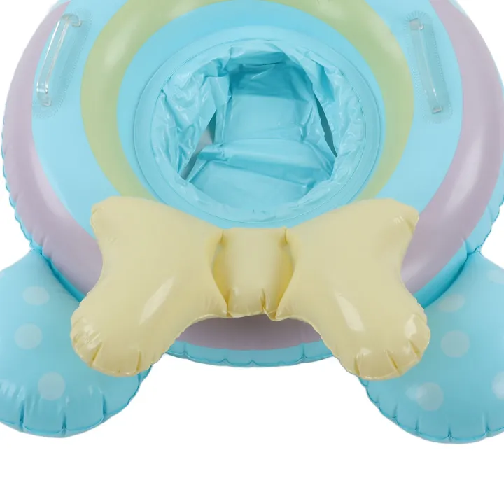 Swim%20Tube,%20Anti%20Leakage%20Swim%20Ring%20Inflatable%200.25mm%20Thickness%20with%20Handle%20for%20Kids%20for%20Pool%20-%20Image%202