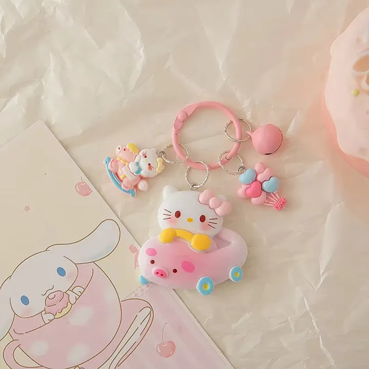 Cute%20Cartoon%20Character%20Sanrio%20Hello%20Kitty%20Cute%20Animal%20Bumper%20Car%20Resin%20Keychain%20Sweet%20Girl%20Ornament%20Pendant%20Bag%20Gift%20-%20Image%205