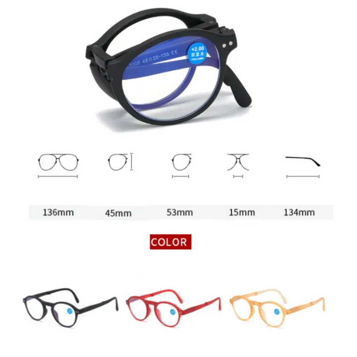 Reading%20Glasses%20Hyperopia%20Eyewear%20Elderly%20Eyeglasses%20With%20Case%20Portable%20Folding%20Retro%20-%20Image%209