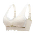 Summer Ultra-Thin Mesh Cup Underwear Women's Big Chest Small without Wire Accessory Breast Push up Push up Adjustable Breathable Bra. 
