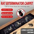 Rat Sticky Traps 6X Extra Large, Black Mouse Glue Trap Sticky Trap for Mice and Rats, Enhanced Stickiness Trapping Pads Snakes Spiders Roaches for House Rodent Pest Control. 