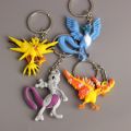38style Pokemon Keychain Anime Action Figures Keychain Accessories Pendant Bag Key Ring Pendant Gifts for children. 