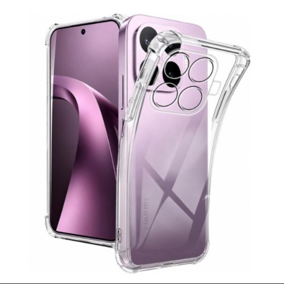 Xiaomi 17T Phone Case For Transparent Soft Bumper Back Cover for Xiaomi 17T | Crystal Clear TPU Shockproof Case | Air Cushion Corner Protection | Soft Slim Fit Protective Phone Cover