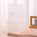 【Limited Stock Available】 Multifunctional Simple Transparent Stationery Storage Box Hardware Case Beads Container Small Chip Boxes Desktop Jewelry Organizer.