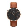 DW Fashion Leather Analog Waterproof Watch For Men - Watch. 