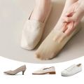 Women Socks Breathable Ice Screen Mesh Hole Boat Socks Comfortable Cotton Invisible Non-Slip Short Socks Ultra-Thin S.