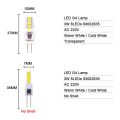 led g9 lamp g4 led bulb 12V 220V Dimmable bulb 2835 SMD 3W 6W 9w g4 g9 led COB LED Lighting replace Halogen Spotlight Chandelier.