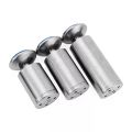 4pcs/set Height Adjustable Furniture Legs Feet Silver Stainless Steel Table Bed Sofa Level Feet Cabinet Legs,Hight-3"&4".