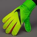 Football Hand Gloves - Yellow and Green. 