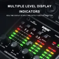 BOMGE M-12 USB Audio Interface for PC,Interface for Recording Music Computer Recording Audio Interface XLR with 3.5m Microphone Jack, USB Sound Card for Recording Studio, Ultra-low Latency Plug&Play. 