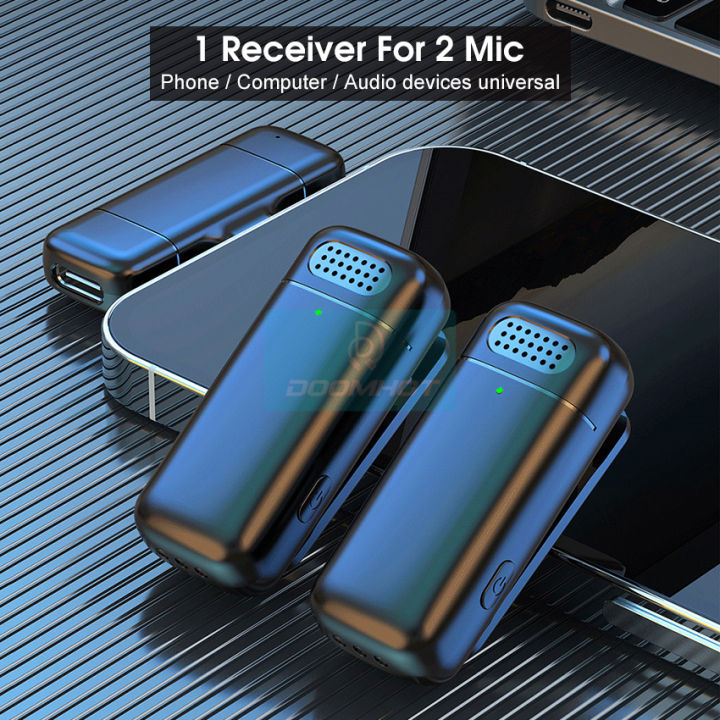Doomhot%20Wireless%20Lavalier%20Microphone%20Cordless%20Omnidirectional%20Condenser%20Noise%20Reduction%20Wireless%20Lapel%20Mic%20for%20Video%20Recording%20Plug-Play%20Wireless%20Clip%20Mic%20LED%20Power%20Digital%20Display%20-%20Image%202
