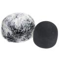 Furry Windshield Foam Microphone Windshield-for Blue Yeti, Blue Yeti Pro USB Microphone Windshield Pop-Up Filter (2Pcs). 