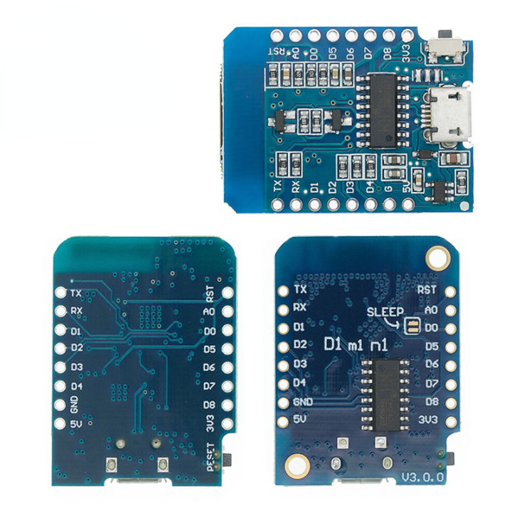 WeMos%20D1%20Mini%20Pro%20V3.0%20NodeMcu%204MB/16MB%20bytes%20Lua%20WIFI%20Internet%20of%20Things%20Development%20board%20based%20ESP8266%20CH340G%20Nodemcu%20V2%20-%20Image%202