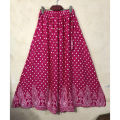 China Linen(skirt স্কার্ট ) Palazzo Pants With Elastic Waist. 