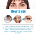 Caffeine eye cream reduces fine lines, moisturizes and repairs eye bags, tightens and moisturizes the skin around the eyes.