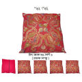 Hand made mosquite net or cushion cover -1 pic ( Red,black). 