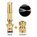 Brass High Pressure Car Wash Adjustable Straight Handle Hose Nozzle Garden Tool Faucet Home Accessories. 