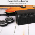 KG-10 Electric Guitar Amplifier With 6.35mm Universal Input Interface Lightweight Portable Speaker Electric Bass Amplifier For Smart Phones Tablet Laptop.