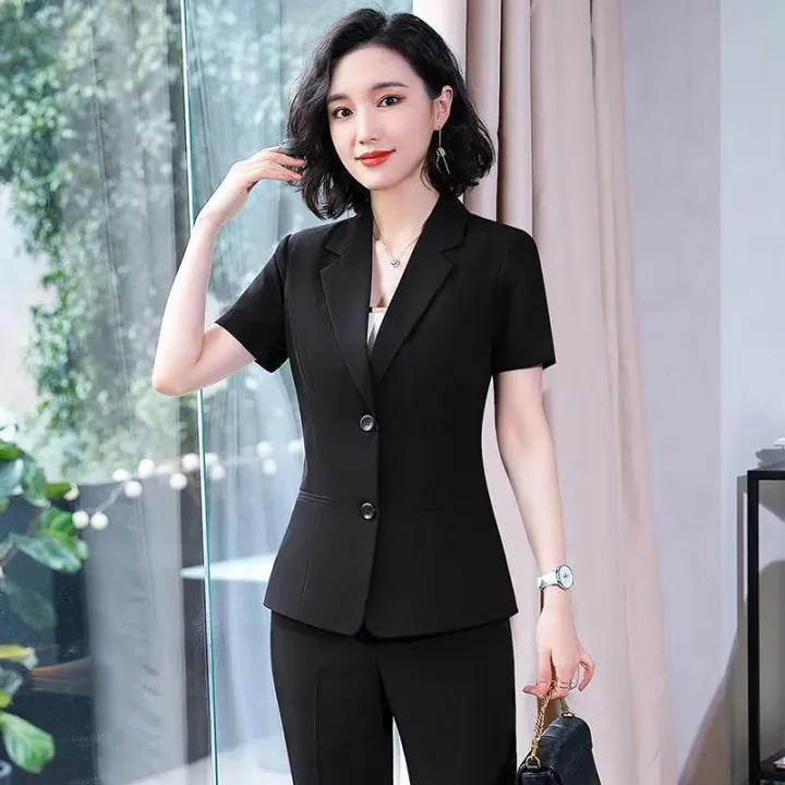 2022Summer%20New%20Business%20Suit%20Female%20Fashionable%20Suit%20Student%20Interview%20Hotel%20Work%20Clothes%20-%20Image%207