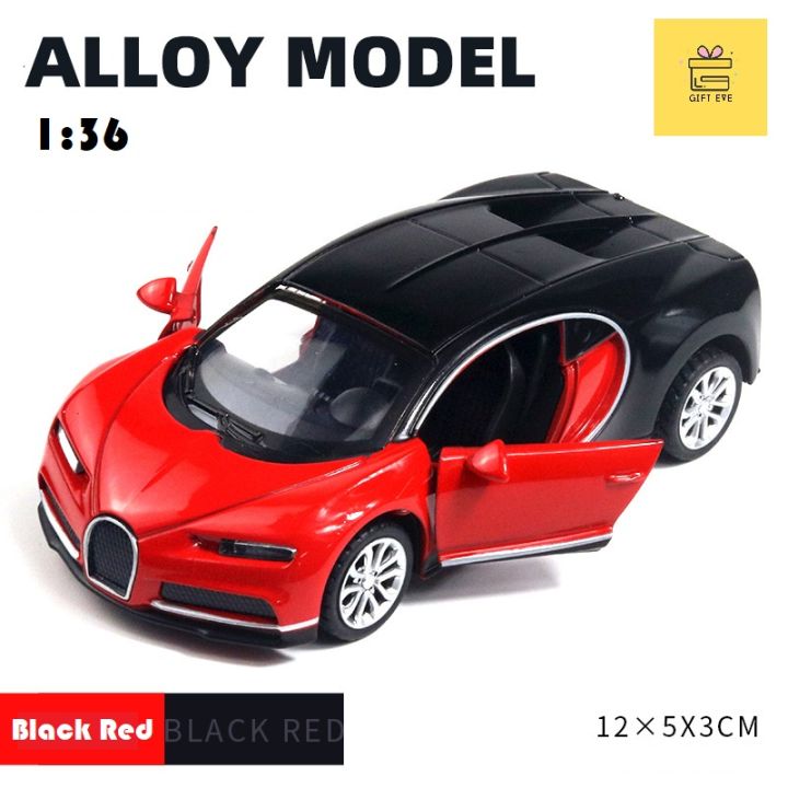 Bugatti%20Red/Black/Blue%201:36%20Toy%20Car%20Metal%20Alloy%20Car%20Diecasts%20Toy%20Vehicles%20Car%20Model%20-%20Image%206