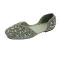 A drop shipping single shoe women's 2021 spring new bow shallow square toe soft-soled fairy beanie shoes women's shoes. 