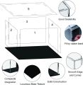 Large Acrylic Display Case for Figures Clear Display Box Cabinet Showcase for Toy/LEGO/Collectibles/Figurine/Memorabilia Storage.