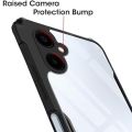 For Samsung Galaxy A07 Edge-Reinforced Shockproof Cushion Back Clear Hybrid Transparent Hard Cover Casing-E_Store.