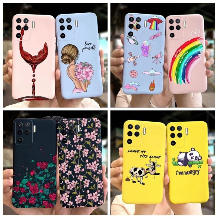 Phone Case For Oppo A94 CPH2203 Case Silicone Fashion Pattern Back Cover For Oppo A 94 A94 5G CPH2211 Cases Funda OppoA94 Bumper