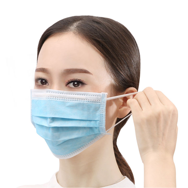 %5B10PCS%5DMask%20Non-Woven%20Masks%203-Layer%20Comfortable%20Sanitary%20Mask%20Anti-dust%20Mask%20Blue%20-%20Image%207