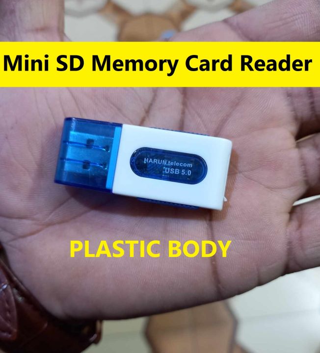CARD READER PLASTIC BODY Mini SD Memory Card Reader For USB Devices ...
