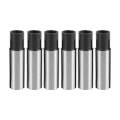 6Pcs 1/4 Inch to 1/8 Inch Cnc Engraving Bit Router Adapter Convert for Engraving Machine Tool.