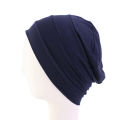 【Pioneer Gong】Women Modal Cotton Turban Ladies Night Sleep Hat Full Cover Inner Hijab Caps Muslim Stretch Beanie Cancer Hair Loss Chemo Cap. 