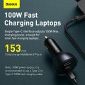 Baseus 160W Car Charger QC 5.0 Fast Charging  USB Type C to Type c cable  Quick Charger For Car Phone Charger. 